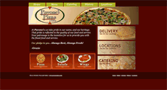 Desktop Screenshot of pavonespizza.com